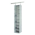 Organizator pentru dulap Evie, iDesign, 5-8 rafturi, 30.5x30.5x137 cm, gri