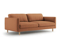 Canapea 4 locuri, Eden, Micadoni, 209x92x90 cm, catifea, miere
