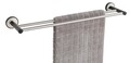 Suport prosoape de baie, Wenko, UV-Loc, Udine, 61 x 5 x 11 cm, inox, gri/negru
