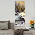 Tablou decorativ, DKY287195121_3080, Canvas, 30 x 80 cm, Multicolor