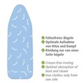 Husa pentru masa de calcat Air Comfort M, Wenko, 125x40 cm, bumbac, albastru/alb