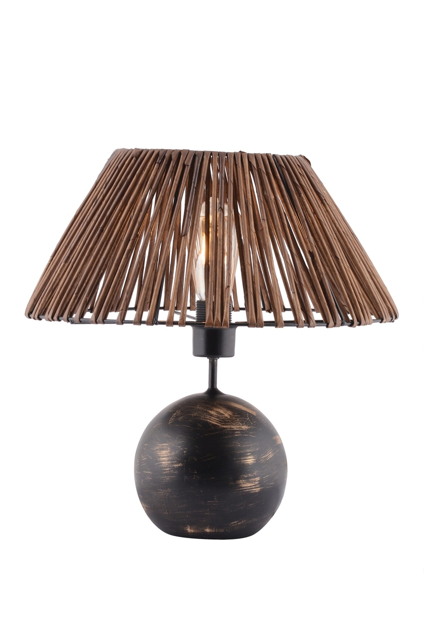 Lampa de masa, Opviq, 390FLH2256, Negru / Alb / Auriu - view 5