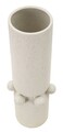 Vaza decorativa Bubbles, Mauro Ferretti, 15.5x41 cm, ceramica, crem