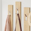 Set mobilier pentru hol 3 piese, Decortie, Ramda, pal melaminat, alb/stejar