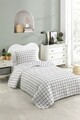 Cuvertura Single 155x200 cm, Artus - Black, Eponj Home, 65% bumbac/35% poliester