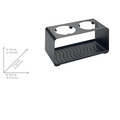 Scurgator sticle Wave, Wenko, 23.5x11.5x11.5 cm, metal/polipropilena, negru