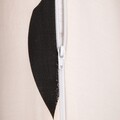 Lenjerie de pat King Size, Lydia, Homla, 3 piese, 200x220 cm, bumbac satinat, bej/negru
