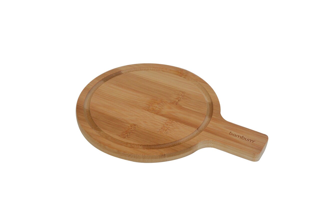 Tablă de prezentare a alimentelor din bambus, Hermia, 126MBM1116, Maro - view 8