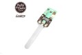 Spatula dreapta pentru decorare by Simona Pope, 32 cm, silicon, turcoaz