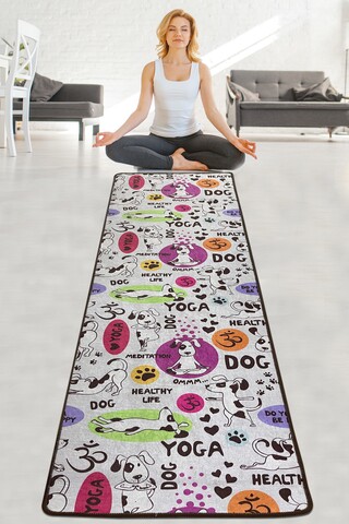 Saltea fitness/yoga/pilates sirsasana djt, chilai, 60x200 cm, poliester, multicolor