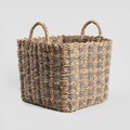 Set 2 cosuri de depozitare Maden, Homla, 28x28x26/32 cm / 25x25x24/30 cm, hartie, maro