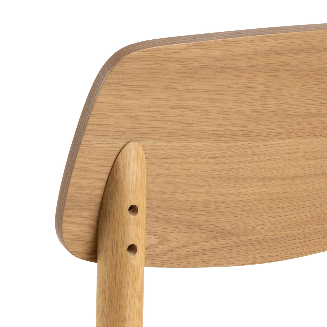 Scaun Barlow, Actona, 44x47.5x80 cm, MDF, stejar mat - view 2