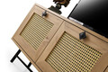 Comoda TV, Kalune Design, Alcazar 140, 140x60x40 cm, Stejar / Negru