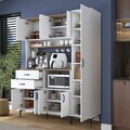 Dulap multifunctional, Hanah Home, JE269, 160x204.2x45 cm, Alb/Maro