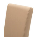 Scaun Ditta, Pakoworld, 45x58x96 cm, piele ecologica/lemn masiv de fag, mocha/maro