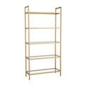 Corp biblioteca, Neostill, K101, 80x165x30 cm, Auriu
