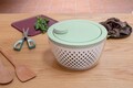 Uscator salata, Brabantia, Tasty+, 25x16 cm, plastic, verde jad
