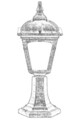 Lampa de exterior, Avonni, 685AVN1231, Plastic ABS, Maro