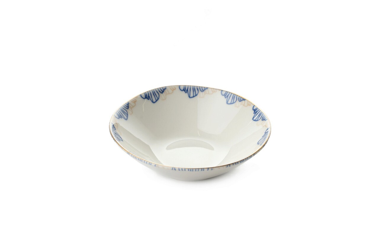 Serviciu de masa, Tulu, 490TLU1103, Portelan , Placă de serviciu: 27 x 27 x 2 cm (6 bucăți), Multicolor