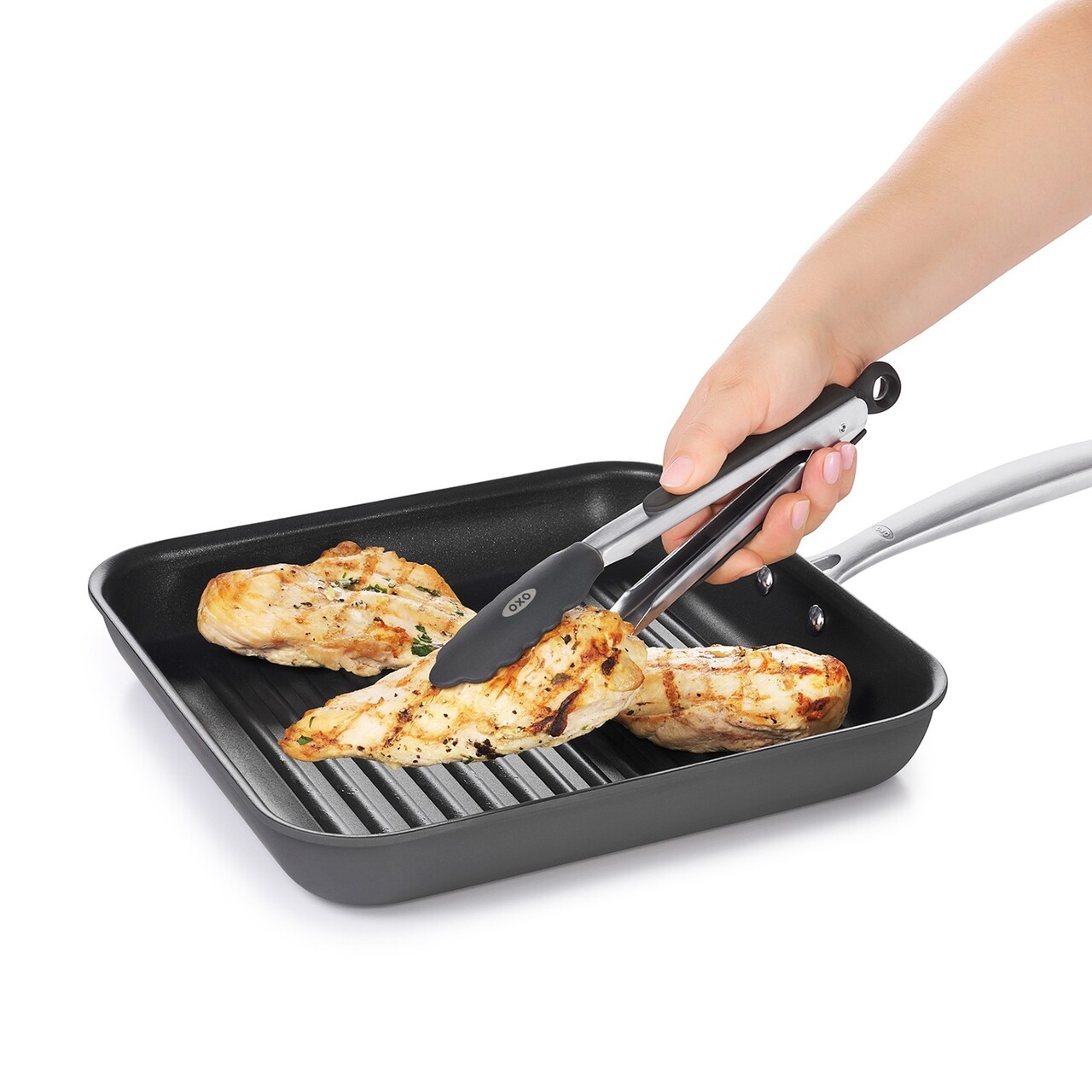 Cleste de bucatarie, inox, 35 cm, "Good Grips" - OXO - imagine 2