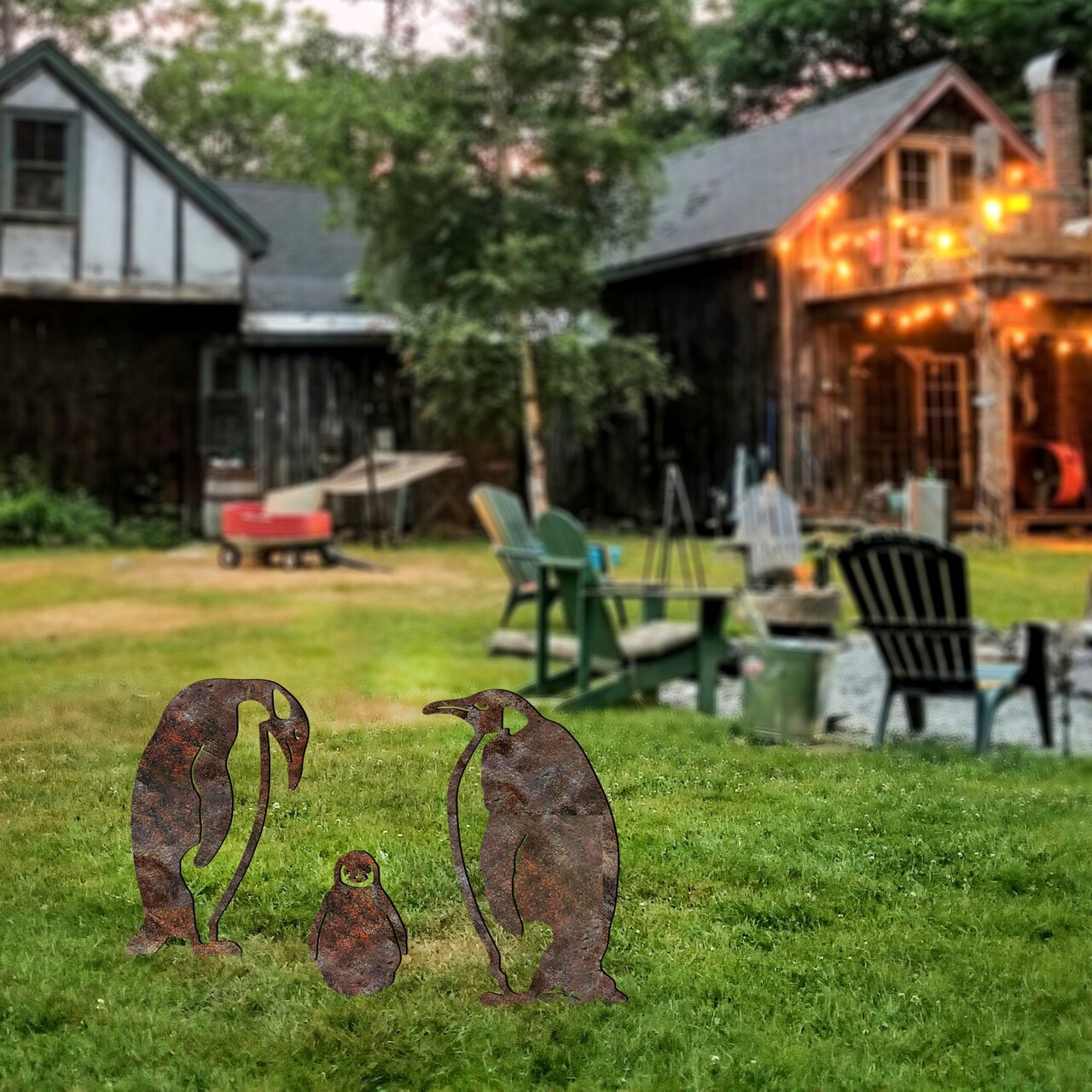 Obiect decorativ de grădină, Fam 10, Maro antichizat - imagine 3