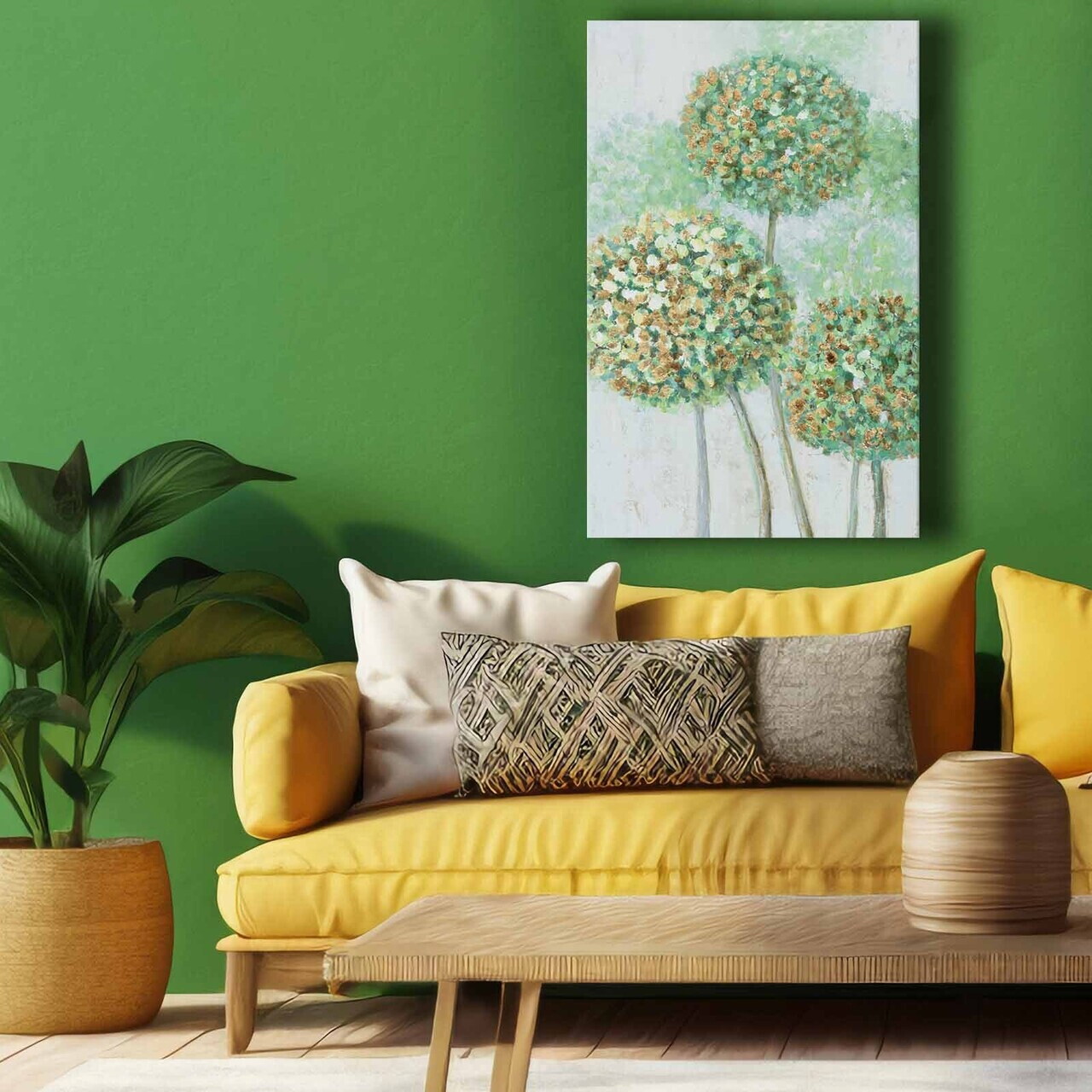 Tablou decorativ, 4570softc-012, Lemn, Multicolor — imaginea 2