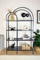 Corp biblioteca, Caliente, Twin, Negru / Fume