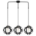 Lustra, Opviq, 892OPV1611, Metal, Negru