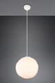 Lustra Furry, RL, 35x150 cm, 10W, 1x E27, plus sintetic, alb