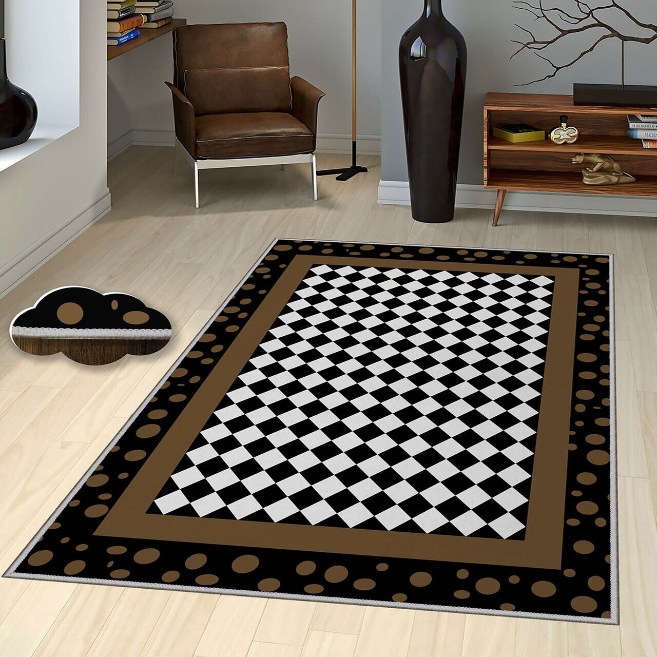 Covor, Eexfab743, 100x150 cm, Poliester, Multicolor