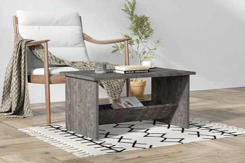 Masuta de cafea, asse home, delta, 80x40x50 cm, nuc