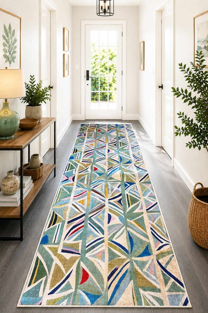 Covor, Retaw, 80x200 cm, Multicolor — imaginea 3