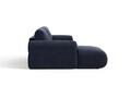 Coltar dreapta 4 locuri, Ophelia, Micadoni Home, 236x164x84 cm, tesatura structurata, albastru navy