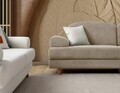 Canapea extensibila 3 locuri, Atelier del Sofa, 752EST1168, Cafea cu lapte