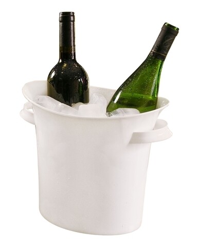 Frapiera, 18.5 x 24 x 28.5 cm, 5 L, plastic, alb