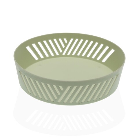 Cos pentru fructe evie, versa, 24.5 x 24.5 x 6.5 cm, polipropilena, verde