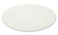 Covor rotund Shaggy Louis, Decorino, 160x160 cm, polipropilena, crem