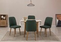 Set masa extensibila si 4 scaune, Vella, Vina 1070, PAL, Pin Atlantic / Verde