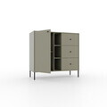 Comoda ADRK, Tili 1D 3S 3P, 100.2x40.8x95 cm, PAL laminat, verde eucalipt