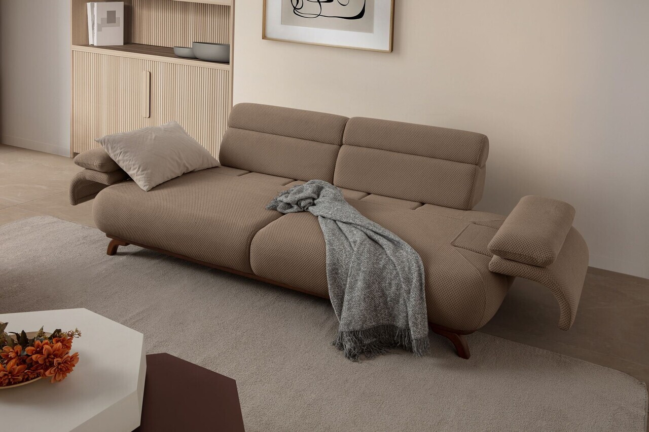 Canapea 3 locuri, Atelier del Sofa, 752EST1149, Lemn de carpen/PAL melaminat, Latte - view 3