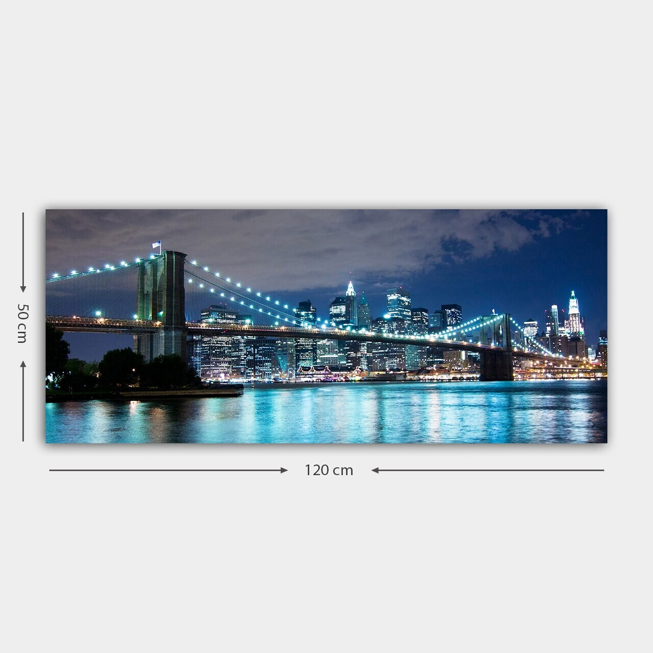 Tablou decorativ, YTY103156192011_50120, Canvas, Rama din lemn (grosime 3 cm), Multicolor — imaginea 3