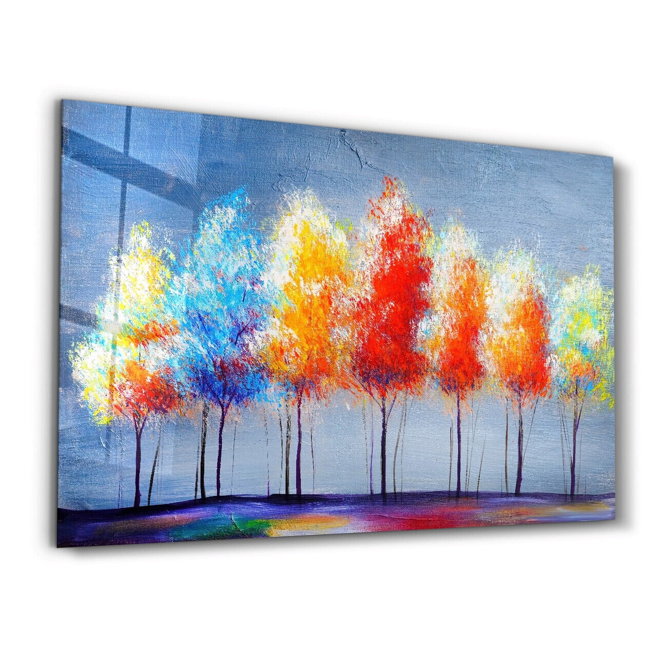 Tablou decorativ, CAM-5046, Dimensiuni: 70 x 110 cm, Multicolor — imaginea 5