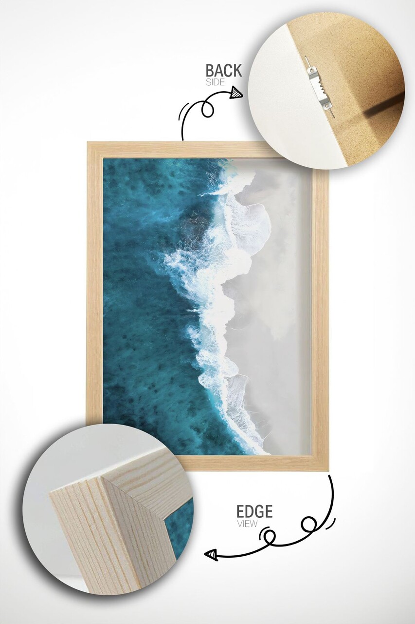 Tablou decorativ, Lmnmdl50, Vopsea: 100% MDF (grosime: 2,7 mm), Multicolor - view 3