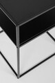 Consola Alrik, Bizzotto, 37.5x37.5x50.5 cm, otel, negru