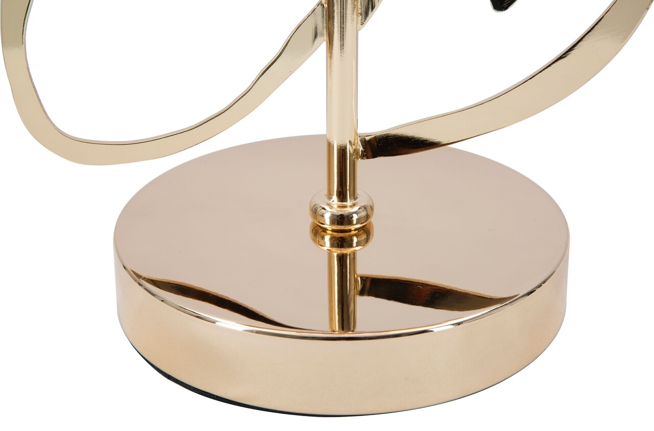 Lampa de masa Glam Harts, Mauro Ferretti, Ø30 x 54.5 cm, 1 x E27, 40W, fier - 2 | YEO