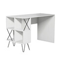 Birou, Hommy Craft, Extra, 120x78.8x60 cm, Alb/Negru
