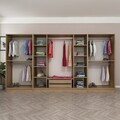 Dulap pentru haine, Hanah Home, Nisa, 360x210x52 cm, Dore