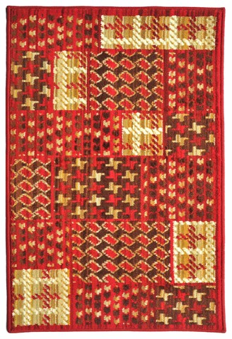 Covor Lewis, Decorino, 133x190 cm, polipropilena, rosu