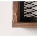 Set 3 rafturi pentru perete Buzim, Puqa Design, aluna/negru