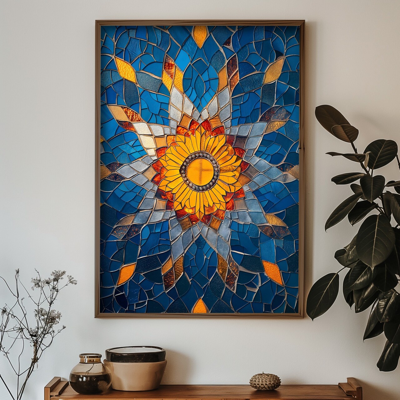 Tablou decorativ GE067-L Lemn Multicolor